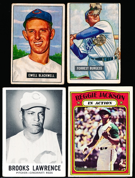 Four Baseball Cards