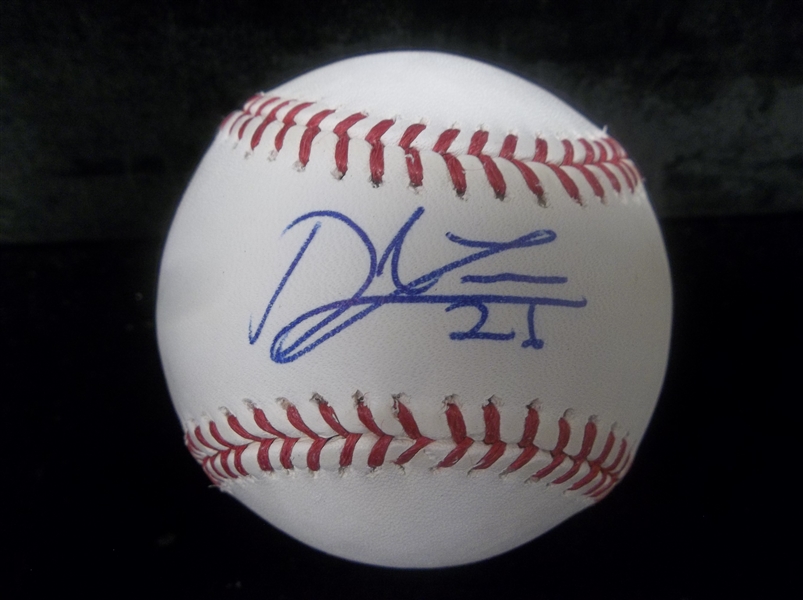 Autographed Derek Lowe Official MLB Baseball