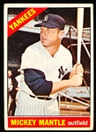 1966 Topps Baseball- #50 Mickey Mantle, Yankees