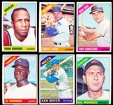 1966 Topps Baseball- 6 Diff