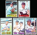 1967 Topps Baseball- 5 Diff