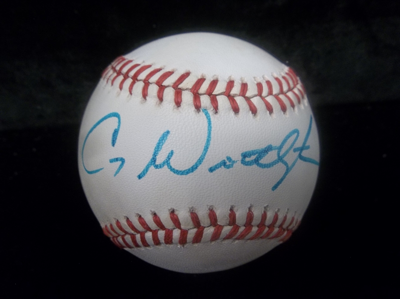 Autographed Craig Worthington Official AL MLB Baseball- SGC Certified