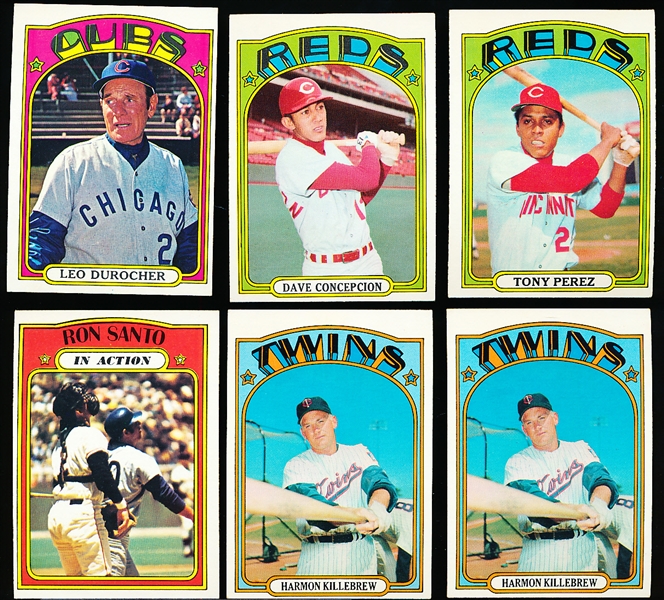 1972 Topps Bb- 6 Cards