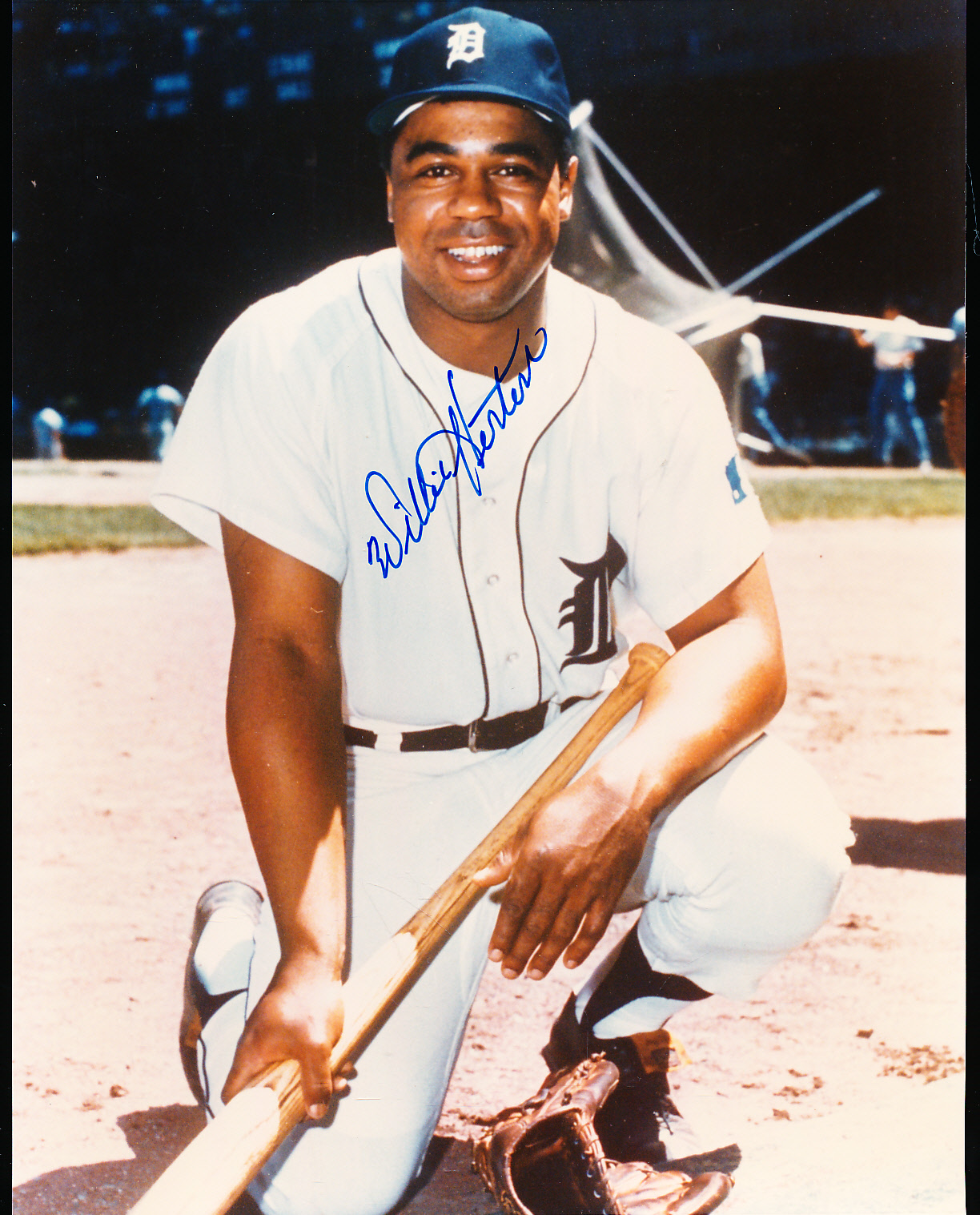 Lot Detail - Autographed Willie Horton Detroit Tigers MLB Color 8” x 10 ...