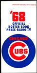 1968 Chicago Cubs Baseball Press/Media Guides- 2 Diff