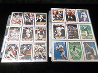 1993 Topps Baseball Complete Set of 825 in Pages
