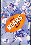 1957 Chicago Bears Football Media Guide