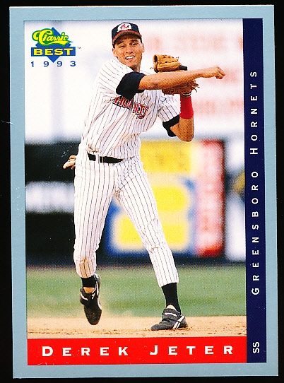 1993 Classic Best Minors Bb- #PR1 Derek Jeter Promo, Greensboro Hornets