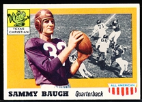 1955 Topps All American Football- #20 Sammy Baugh, Texas Christian