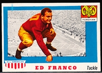 1955 Topps All American Football- #59 Ed Franco, Fordham