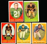 1958 Topps Football- 5 Diff