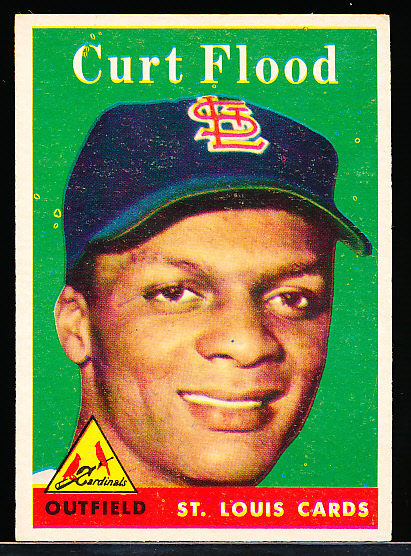 Lot Detail Topps Bb Curt Flood Rc