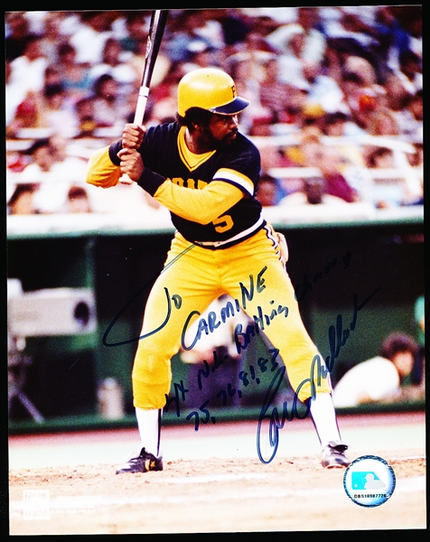 Autographed Bill Madlock Pittsburgh Pirates MLB Color 8” x 10” Photo