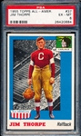 1955 Topps All American Football- #37 Jim Thorpe, Carlisle- PSA Ex-Mt 6 