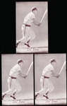 1947-66 Baseball Exhibit- Del Ennis- 3 Cards