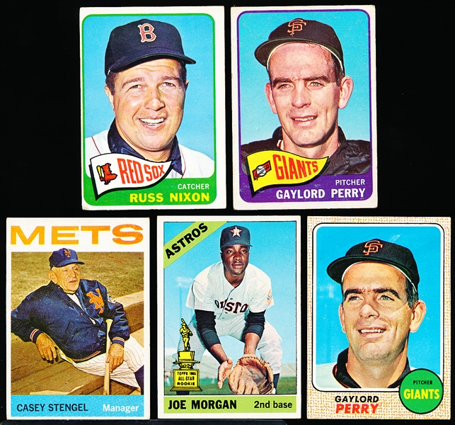 Five Baseball Cards