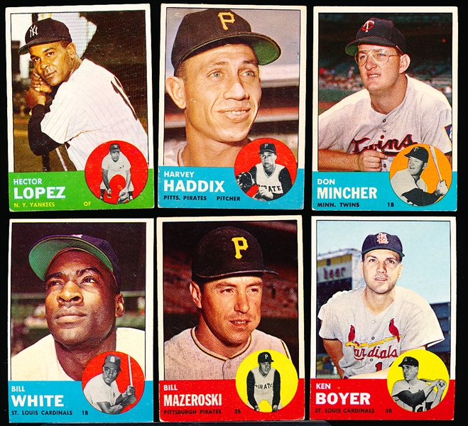 1963 Topps Bb- 6 Diff