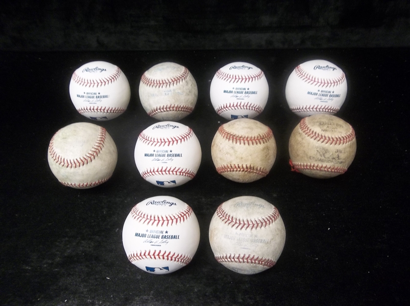 Rawlings Official Major League Baseballs- 5 New balls with small “practice” imprint on sweet spot