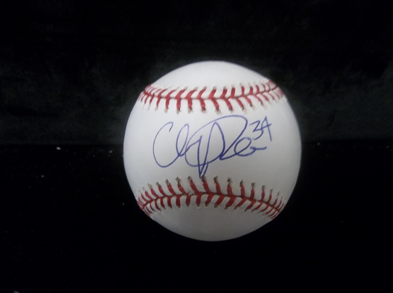 Autographed Cliff Lee Rawlings Official MLB Baseball