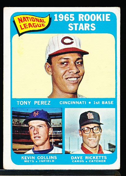 1965 Topps Bb- #581 Tony Perez RC