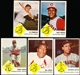 1963 Fleer Baseball- 5 Diff