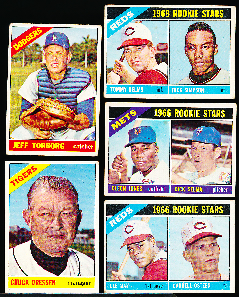 Lot Detail - 1966 Topps Baseball- 21 Diff