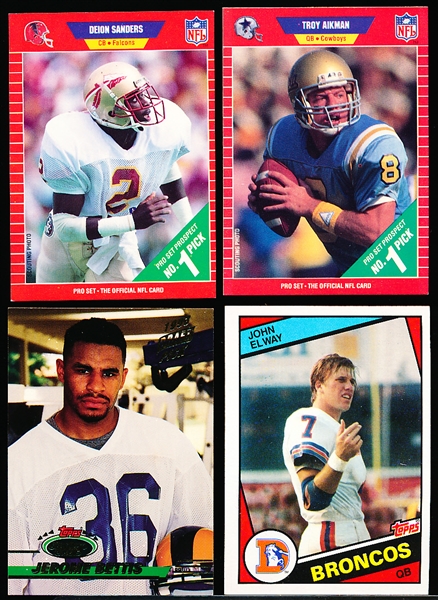 Four Football Rookie Cards