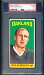1965 Topps Football- #133 Fred Biletnikoff, Oakland- PSA NM 7