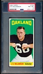1965 Topps Football- #153 J. R. Williamson, Oakland Raiders- PSA NM-MT 8