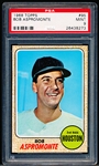 1968 Topps Baseball- #95 Bob Aspromonte, Houston- PSA Mint 9