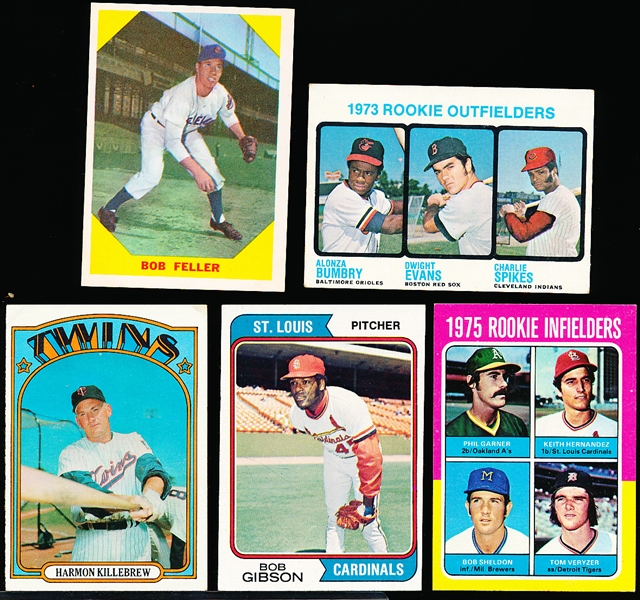 Five Baseball Cards