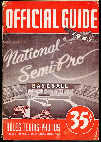 1943 National Semi Pro Baseball “Official Guide”