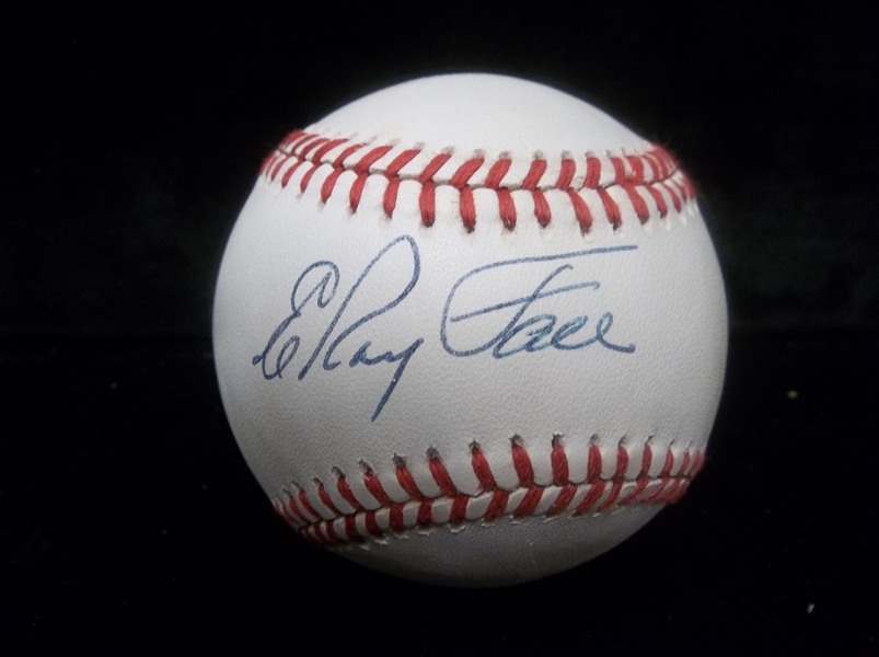 Autographed Elroy Face Official N.L. (Wm. White Pres.) Baseball