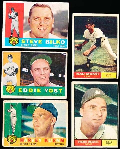 1960/61 Topps Bb- Detroit Tigers- 31 Cards