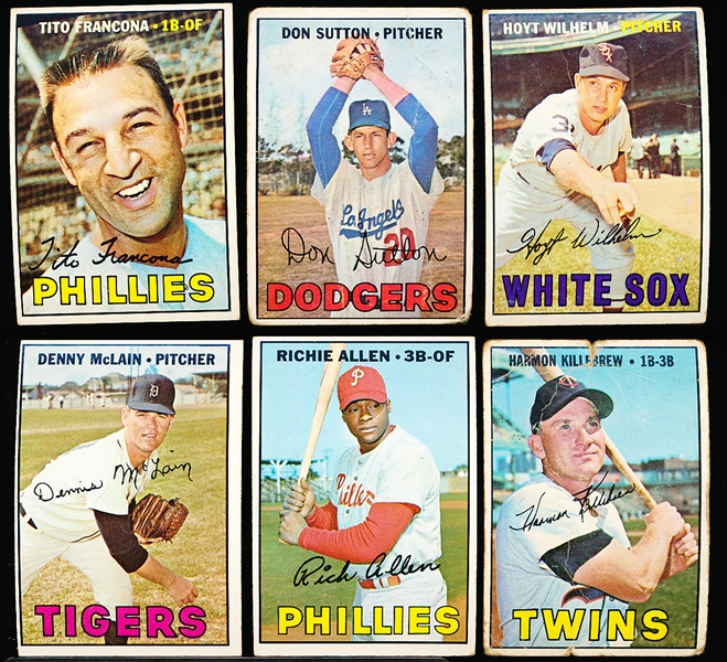 1967 Topps Bb- 6 Diff