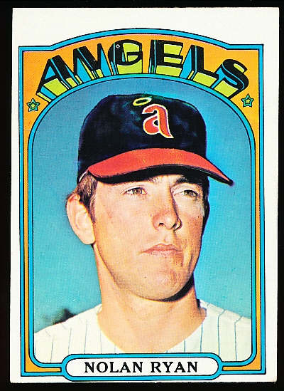 1972 Topps Baseball- #595 Nolan Ryan, Angels