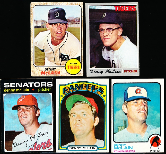 Denny McLain- 5 Cards