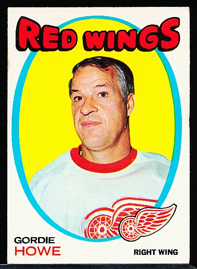 1971-72 Topps Hockey- #70 Gordie Howe, Red Wings