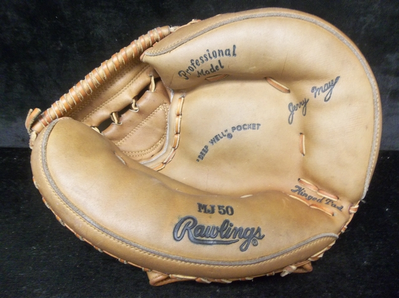 Rawlings Jerry May Professional Model MJ50 Hinged Pad Catcher’s Mitt