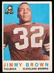 1959 Topps Football- #10 Jimmy Brown, Browns- 2nd Year Card!