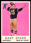 1959 Topps Football- #23 Bart Starr, Packers- 3rd Year Card!