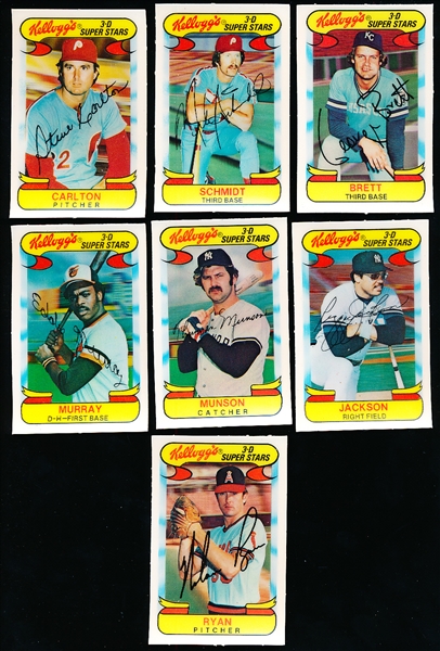 1978 Kellogg’s Baseball Complete Set of 57