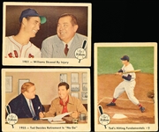 1959 Fleer “Ted Williams” Baseball- 3 Diff