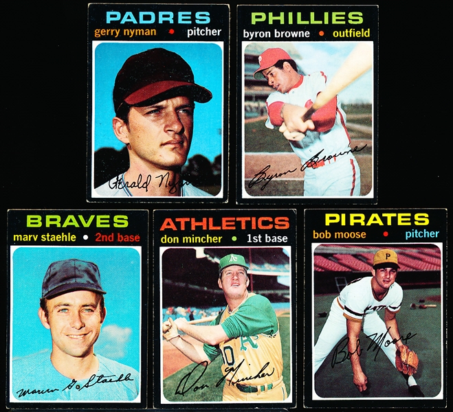 1971 Topps Bb- 10 Diff Hi#’s