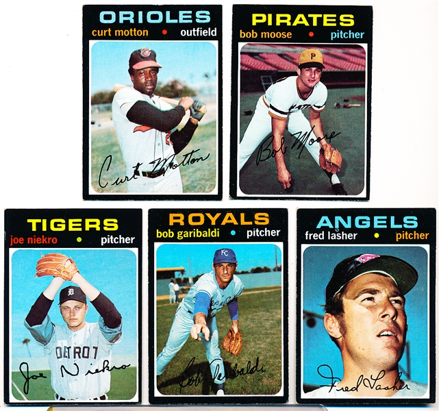 1971 Topps Bb- 10 Diff Hi#’s