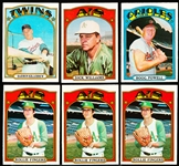 1972 Topps Bb- 6 Cards