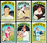 1972 Topps Bb- 6 Diff Hi#’s