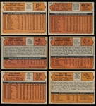 1972 Topps Bb- 6 Diff Hi#’s