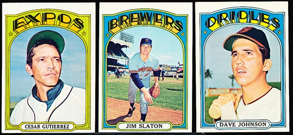 1972 Topps Bb- 7 Diff Hi#’s