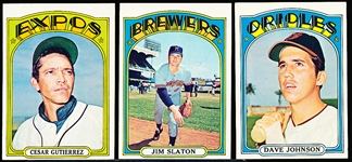 1972 Topps Bb- 7 Diff Hi#’s